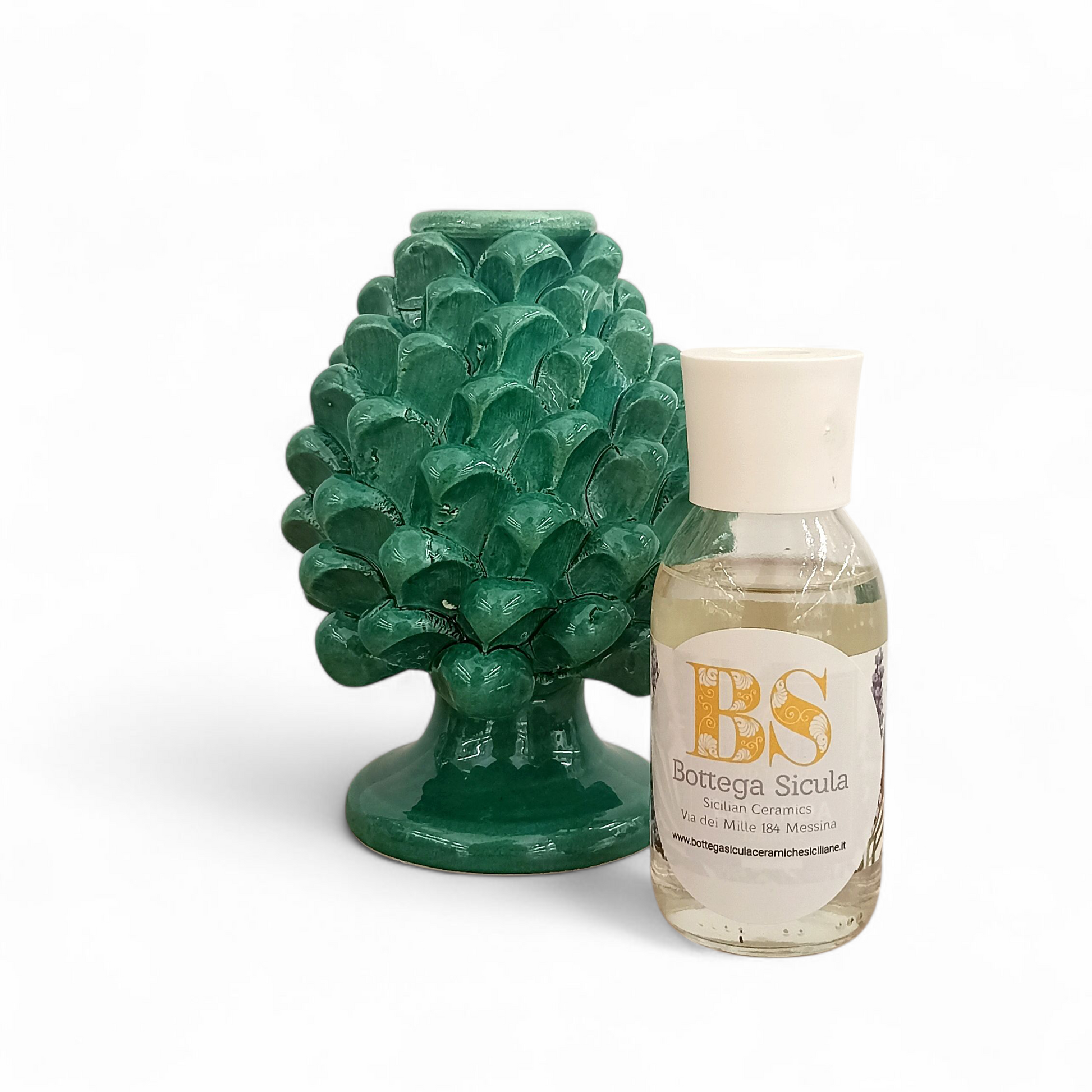 pigna maiolica per profumo