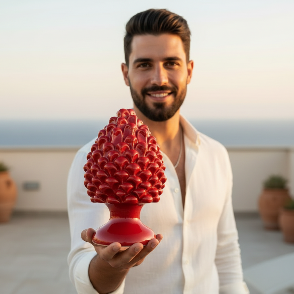 pigna siciliana in ceramica