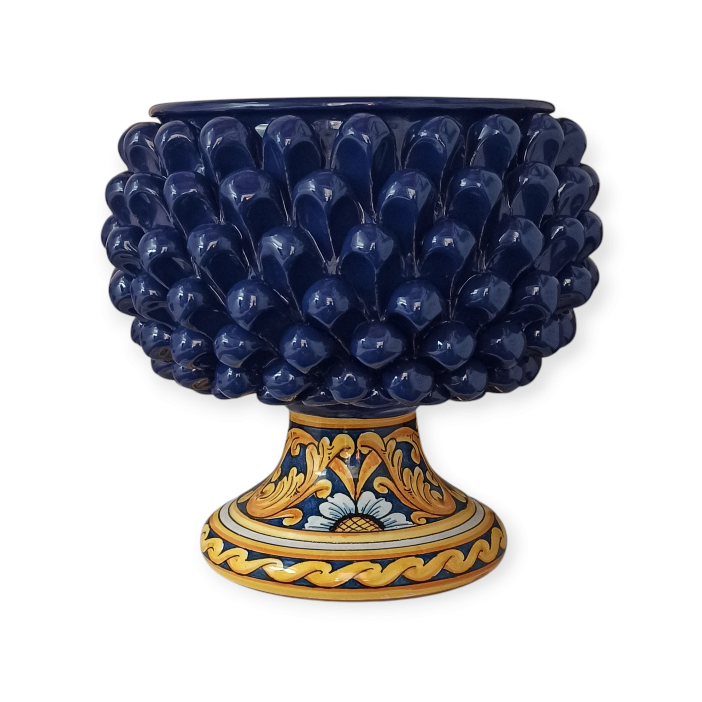vaso pigna ceramica Caltagirone