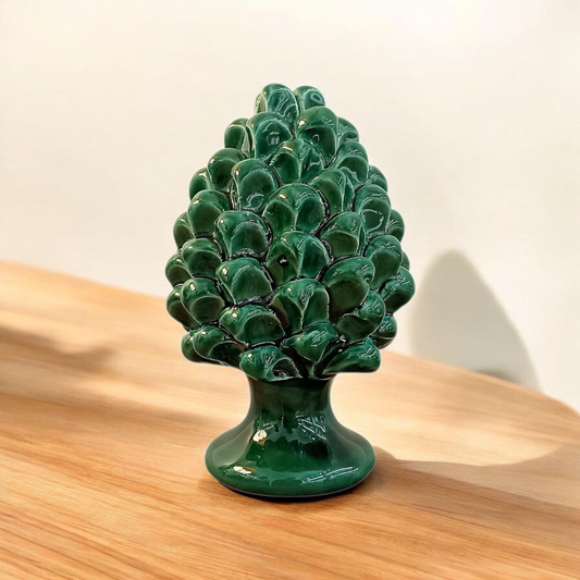 pigna verde maiolica siciliana