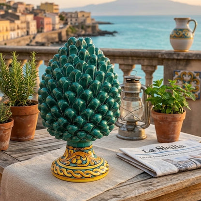 pigna di ceramica artigianale