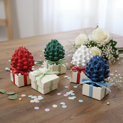 pigne di caltagirone per bomboniera