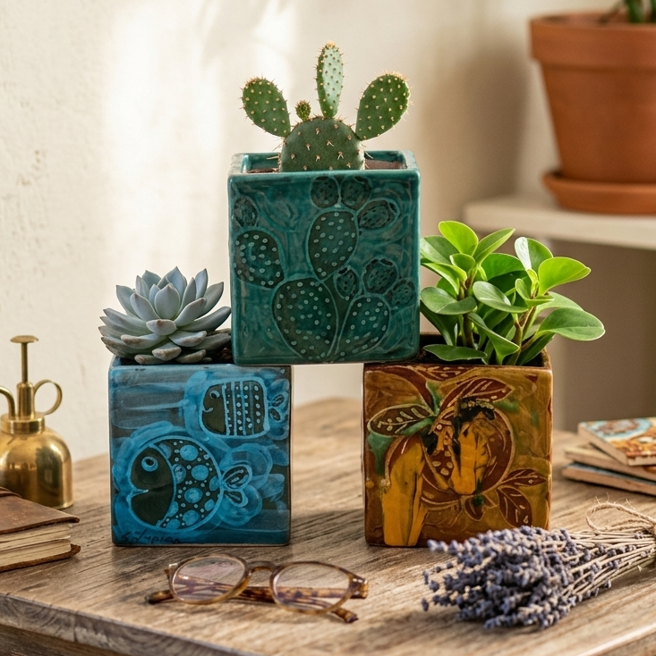 pen holder pottery