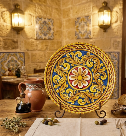 sicily plate caltagirone