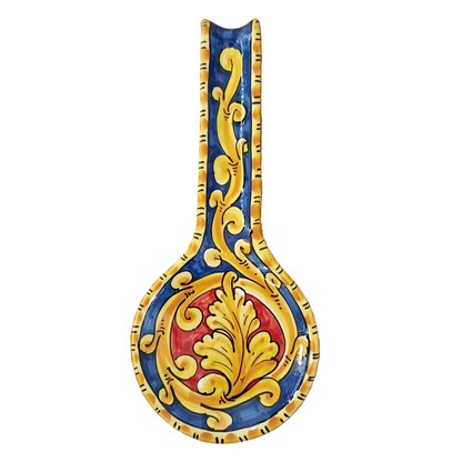 poggia cucchiaio da cucina in ceramica sicilia