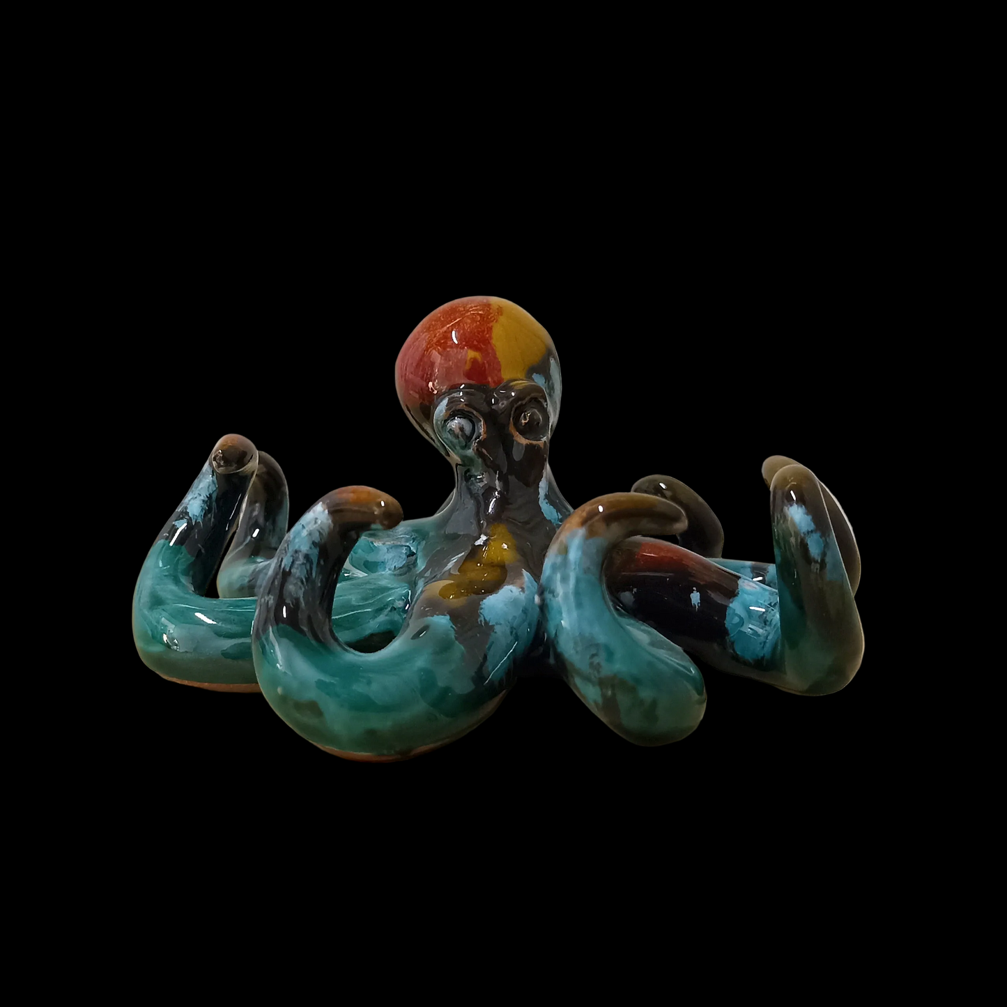 polipo in maiolica di sicilia