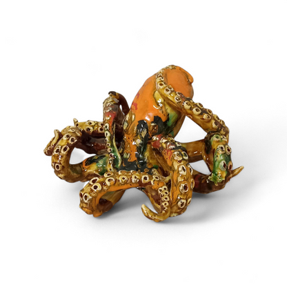 polpo artigianale in maiolica