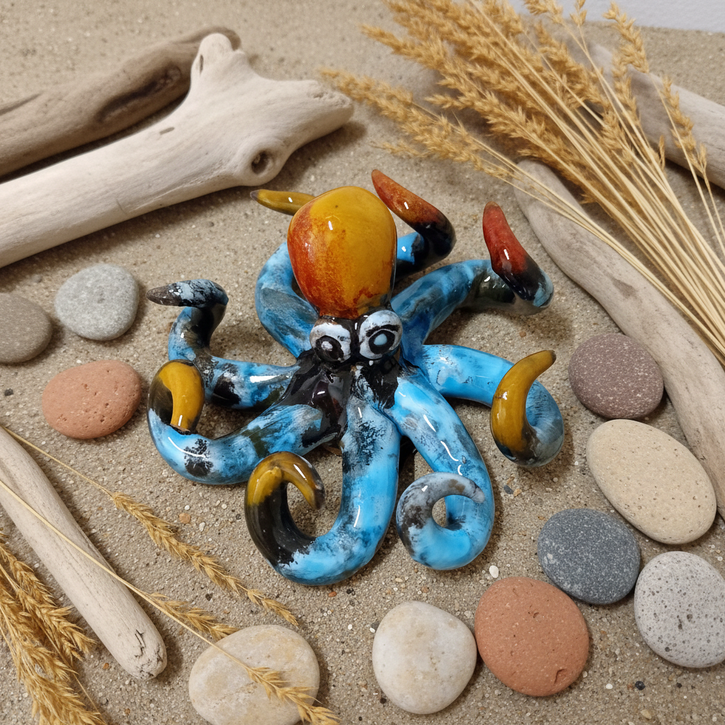 polipo di catagirone in ceramica