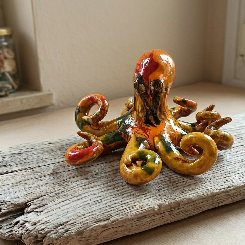 polpo siciliano in ceramica