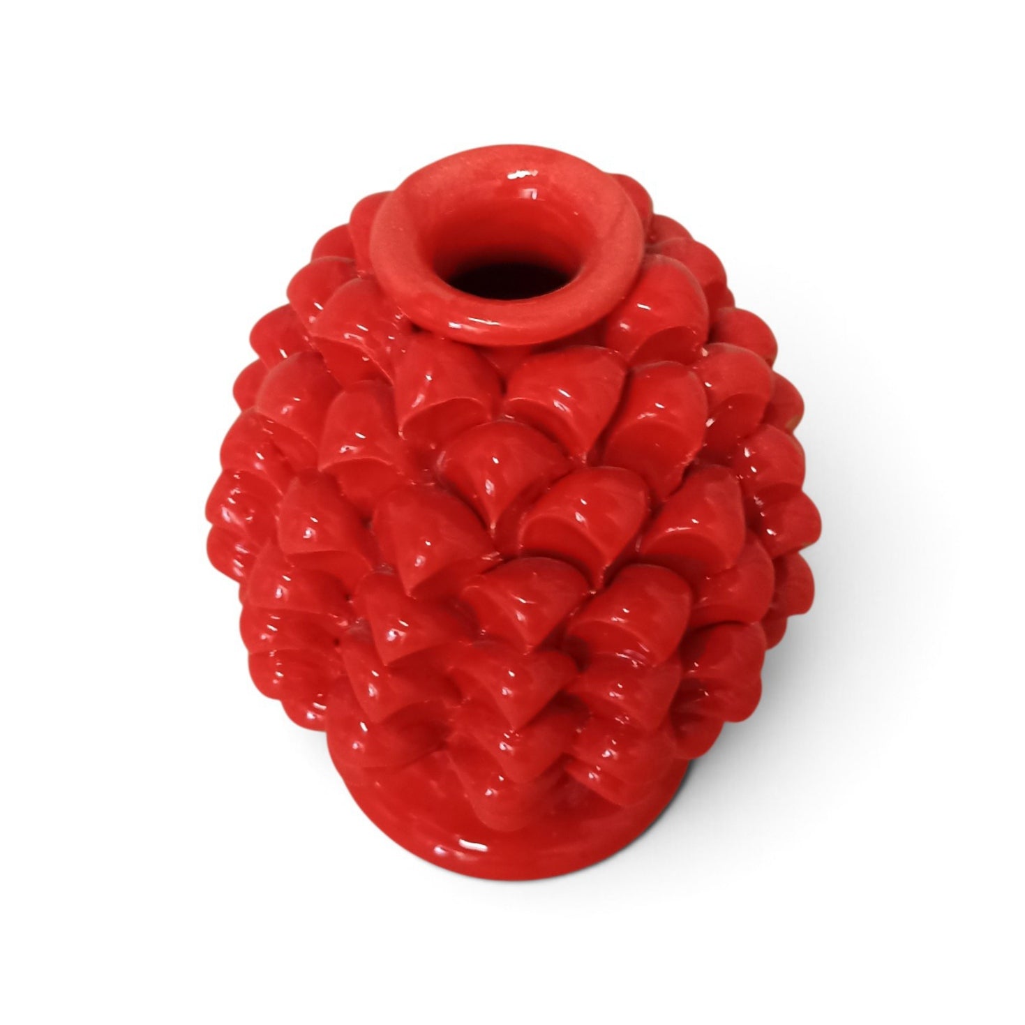 porta candela in ceramica