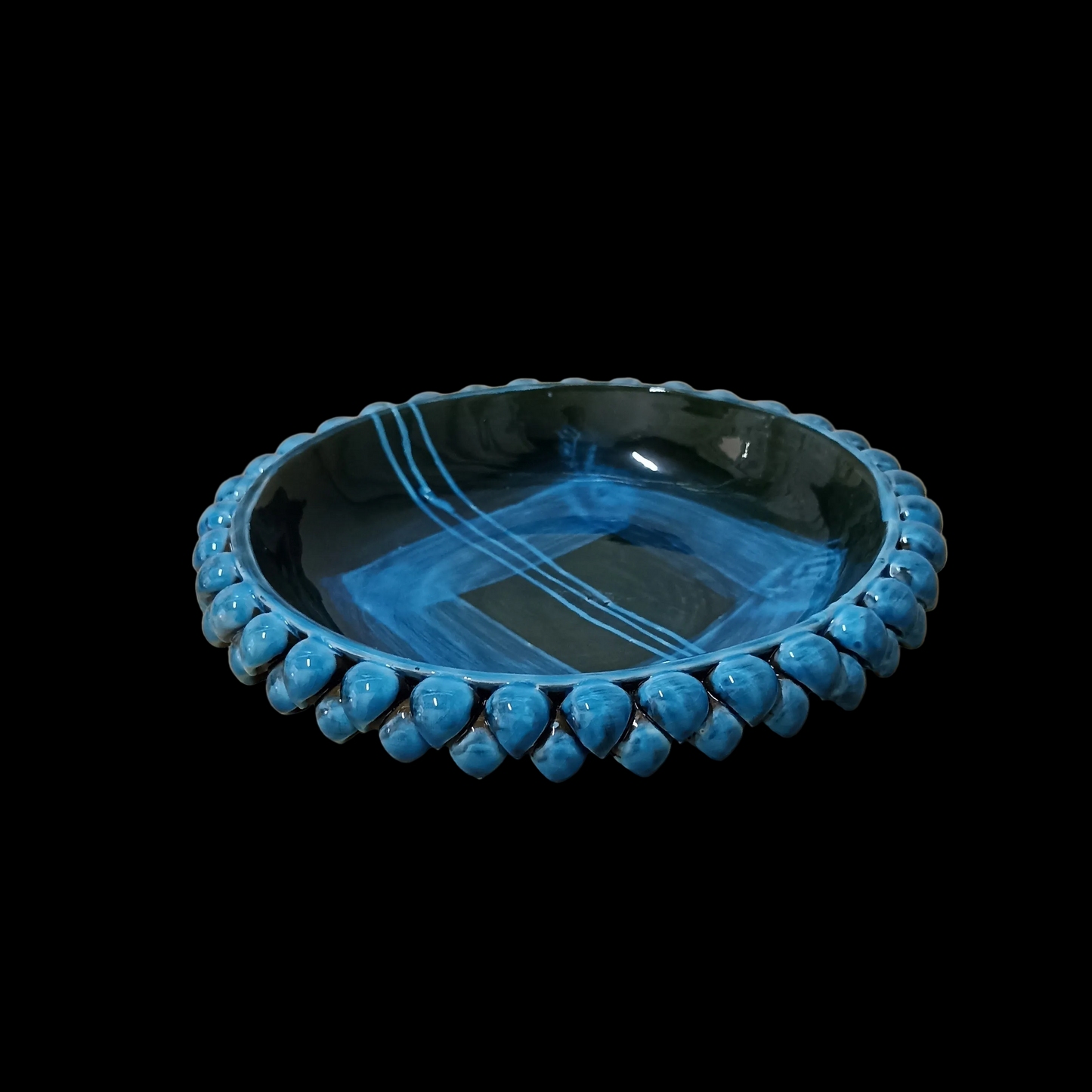 porta chiavi moderno in maiolica