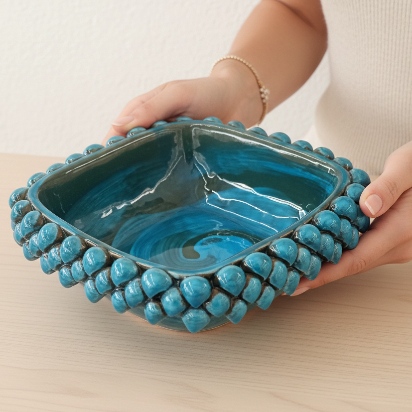 porta caramelle moderno in ceramica