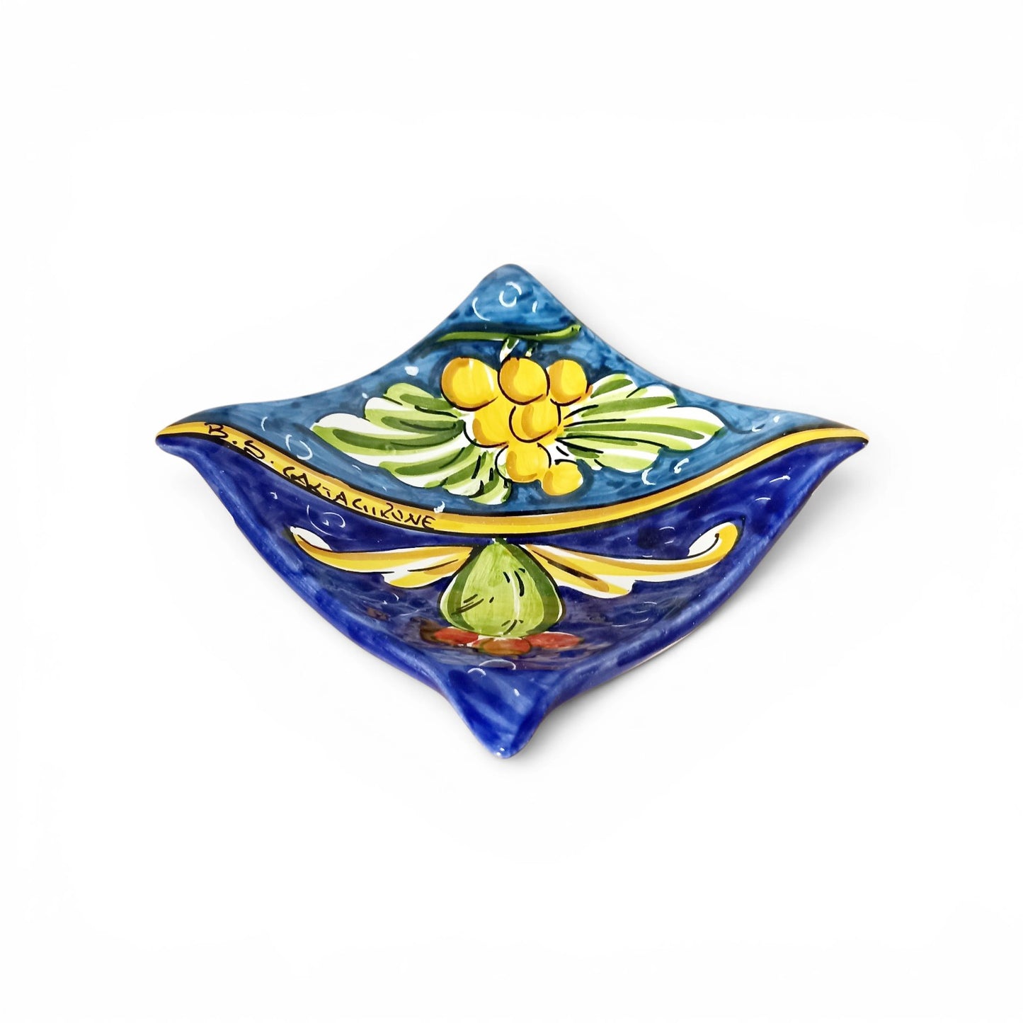 porta caramelle in ceramica siciliana