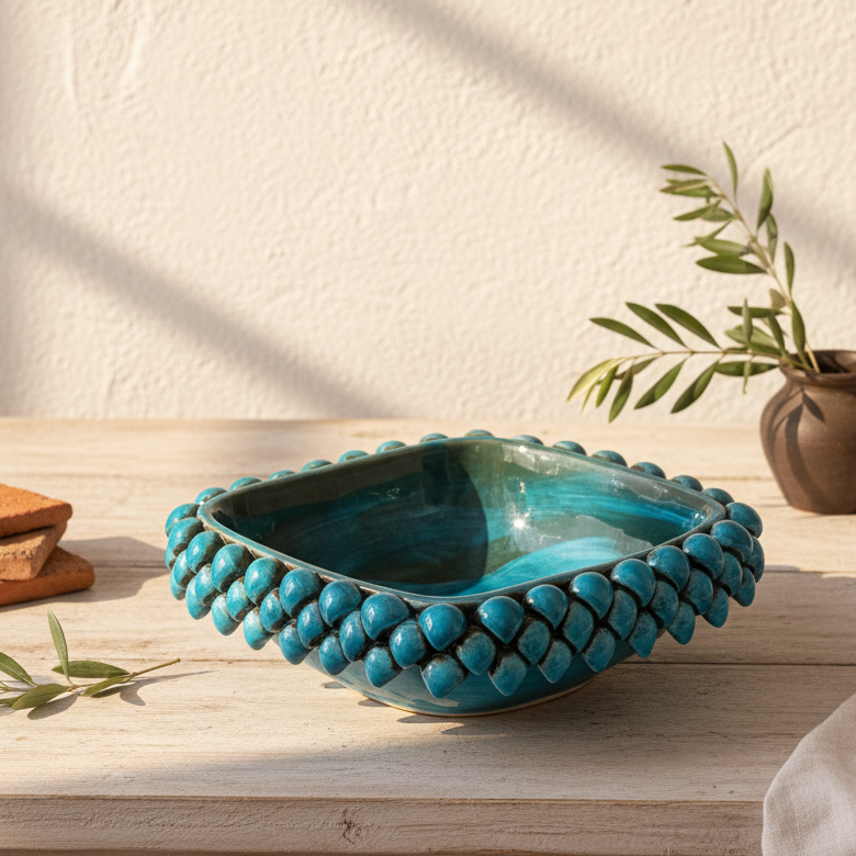 porta caramelle ceramica caltagirone