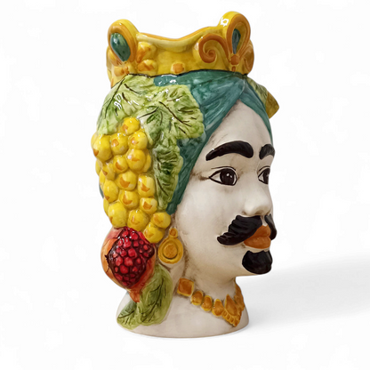 porta fiori maiolica siciliana