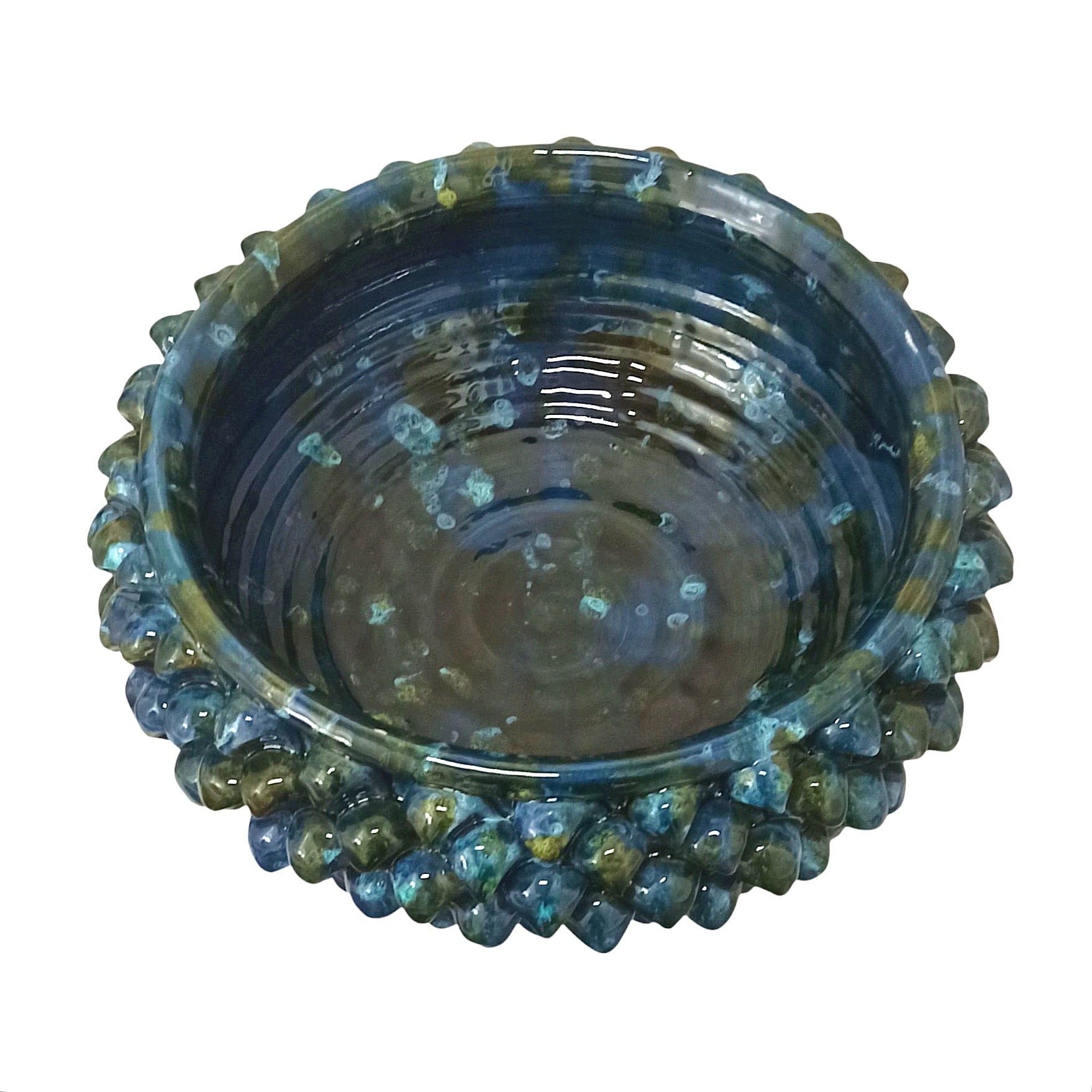 centrotavola in ceramica siciliana moderno 
