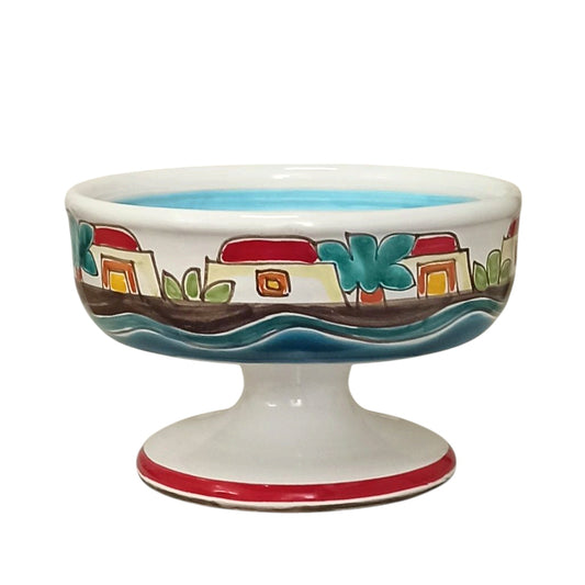 alzata centrotavola ceramiche de simone a messina