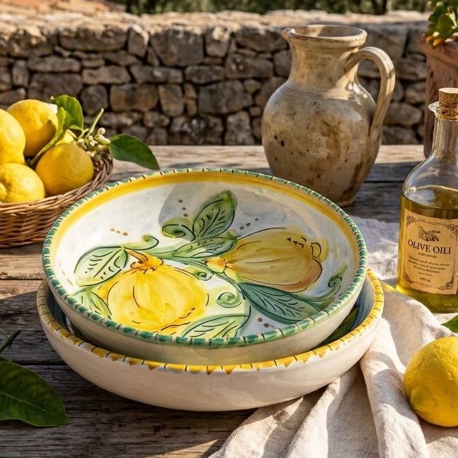 piatto per la tavola tradizonale siciliano