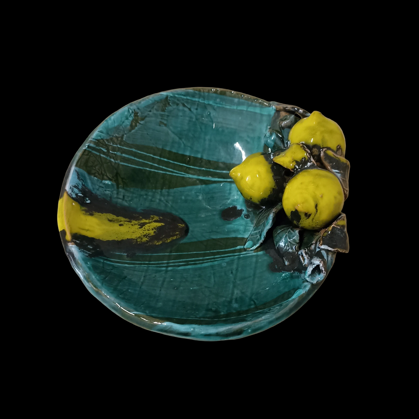 porta caramelle particolare in maiolica siciliana