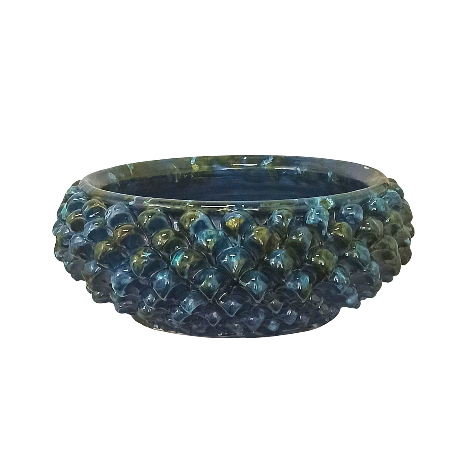 svuota tasche pigna moderno in ceramica siciliana