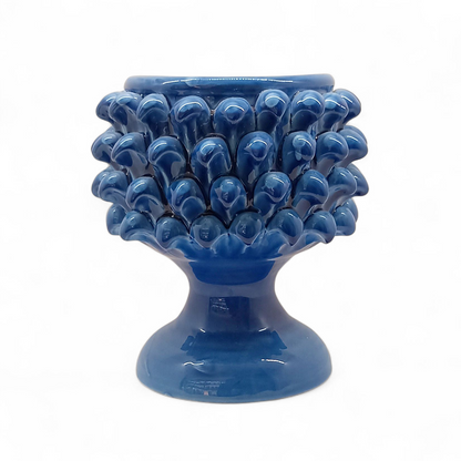 porta vaso pigna aperta di caltagirone