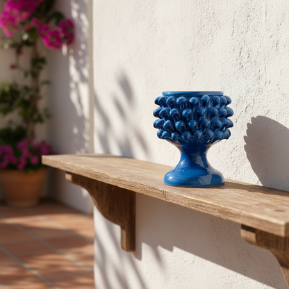 pigna artigianale aperta per piante