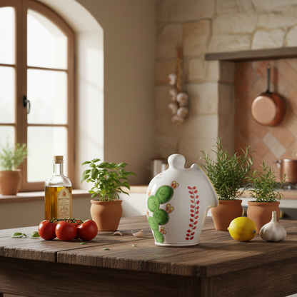 Portasale in Maiolica di Siciliana