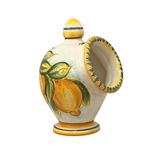 porta sale in ceramica siciliana 