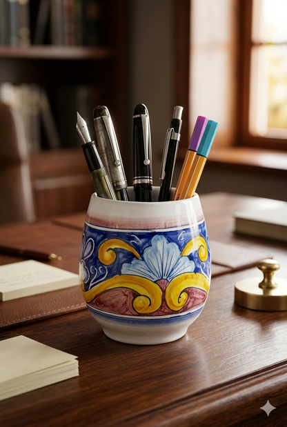 porta spazzolini da bagno caltagirone