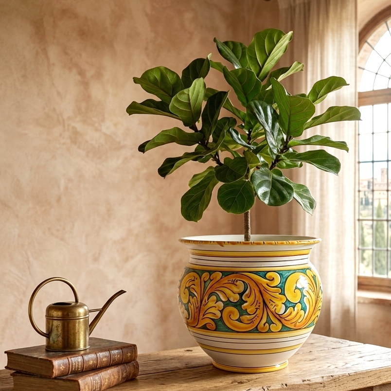 vaso ceramica caltagirone