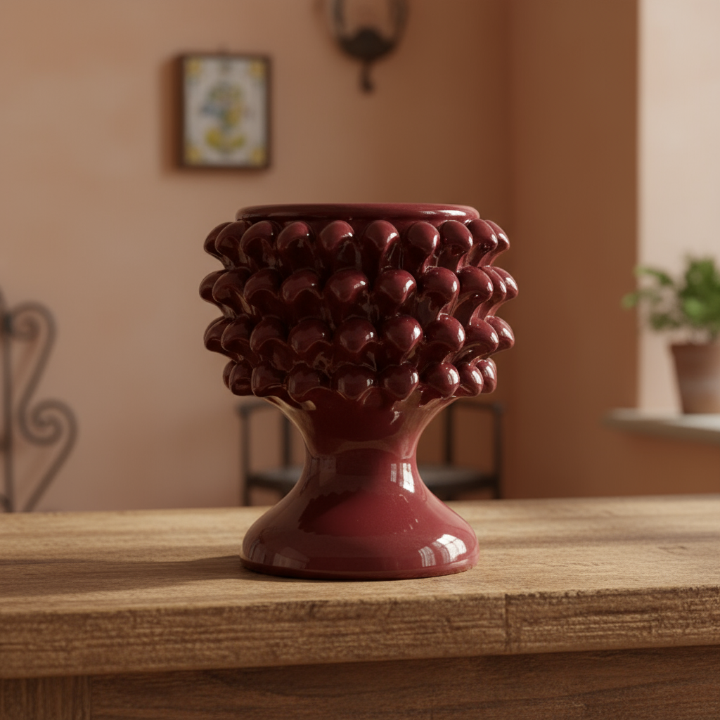 porta piante mezza pigna