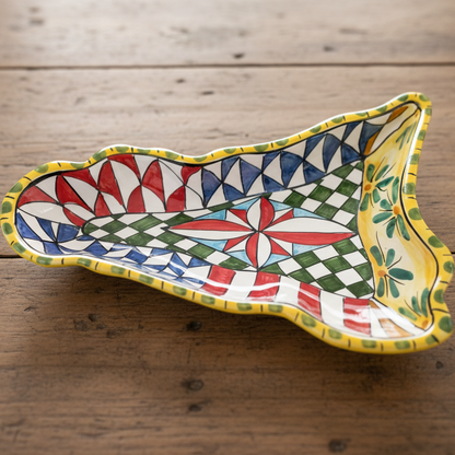 portachiavi in ceramica di caltagirone