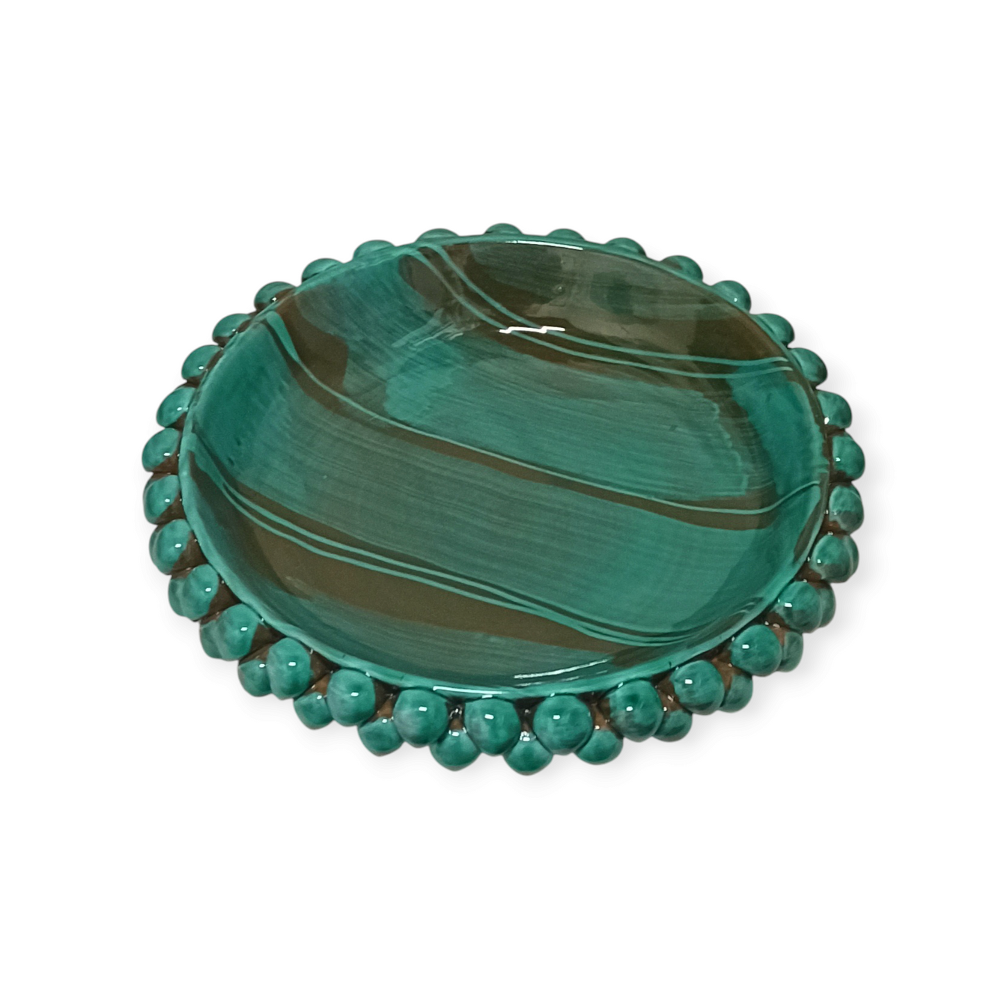 Svuotatasche Pigna Verde in Ceramica Siciliana