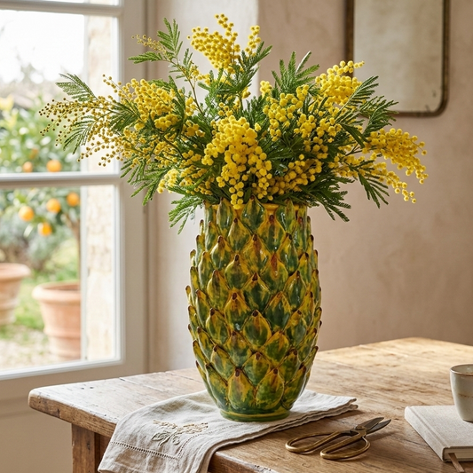 Portafiori in ceramica Siciliana 