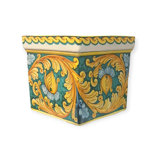 Vaso decorato ceramica caltagirone prezzo