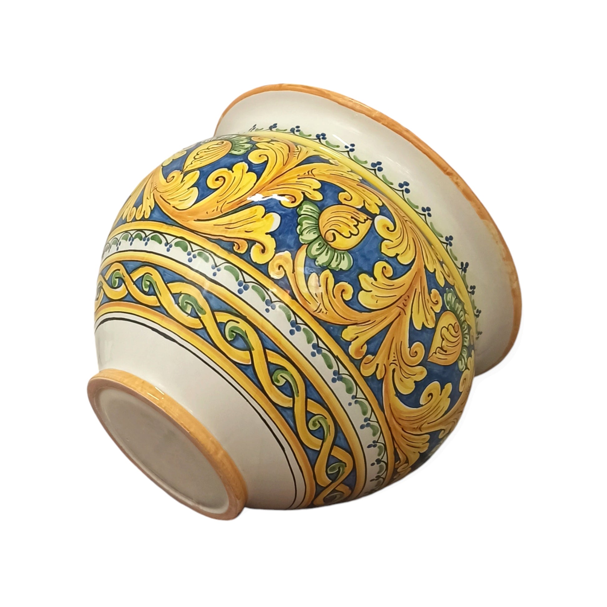 vaso colorato maiolica siciliana