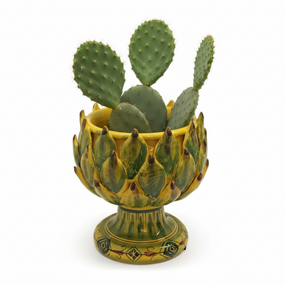 portapiante colorato in ceramica 