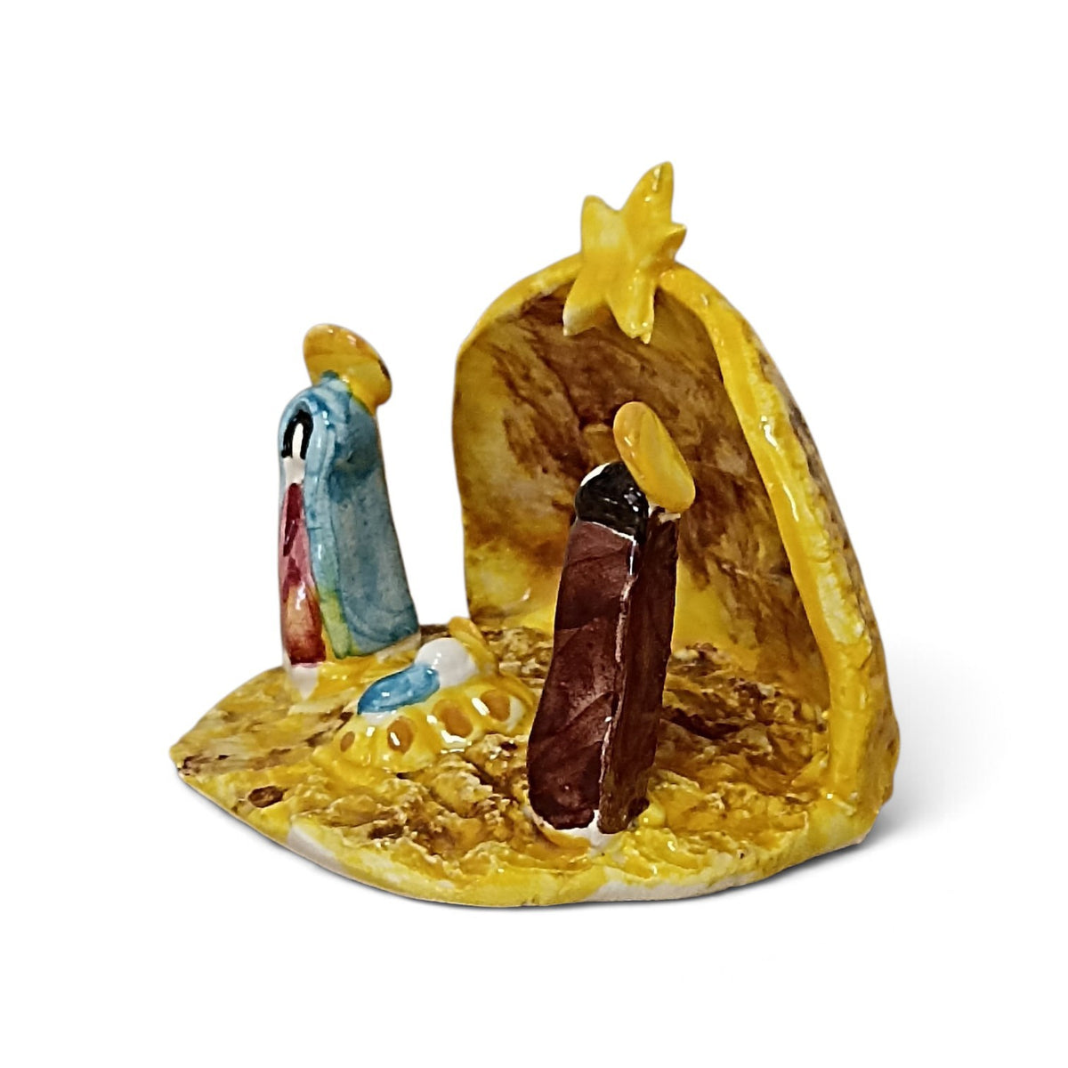 presepe in maiolica siciliana 