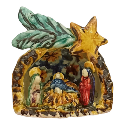 presepe artigianale in ceramica