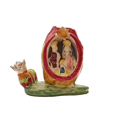 presepino per natale ceramica caltagirone