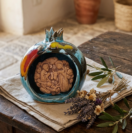 natività in ceramica siciliana 