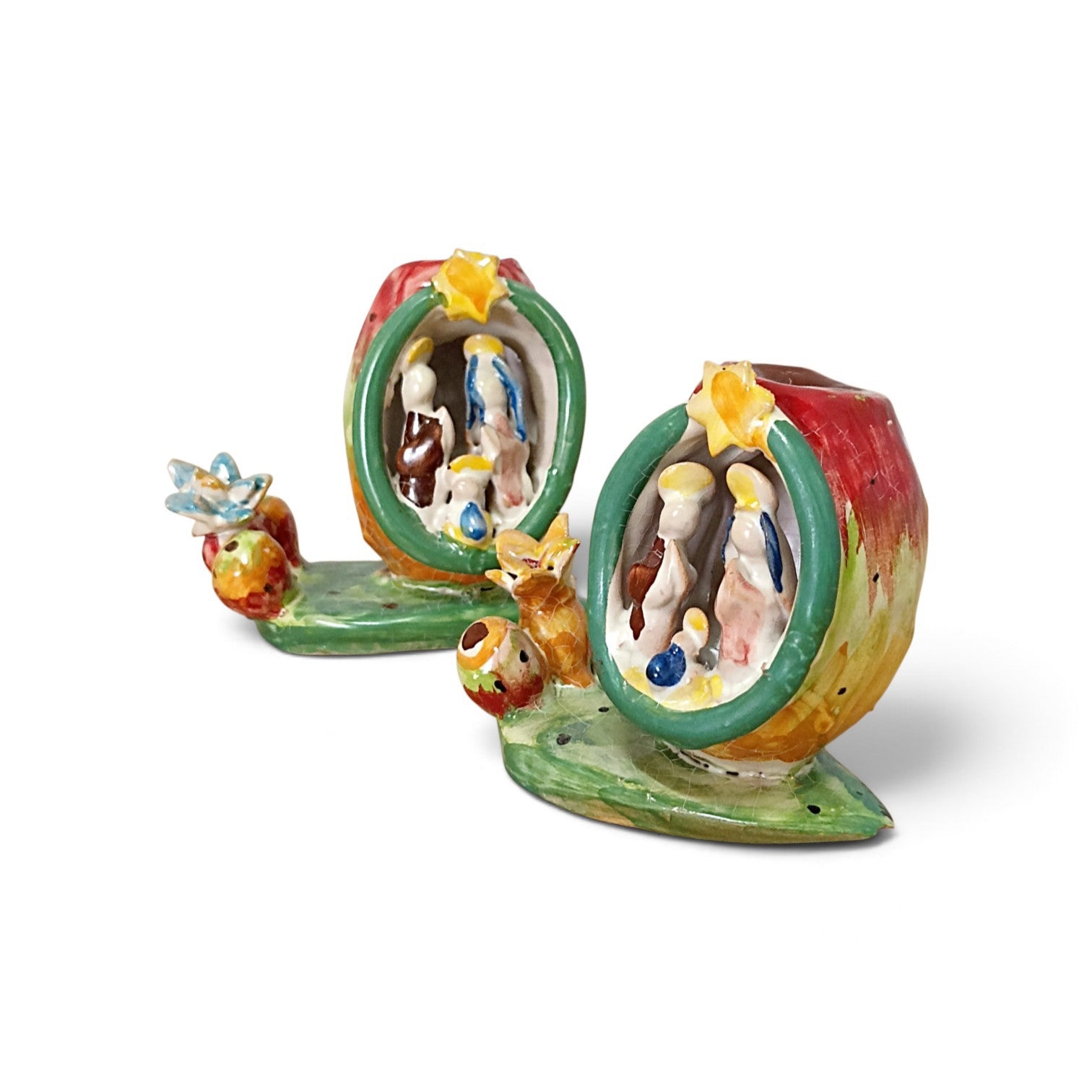presepe in ceramica di caltagirone