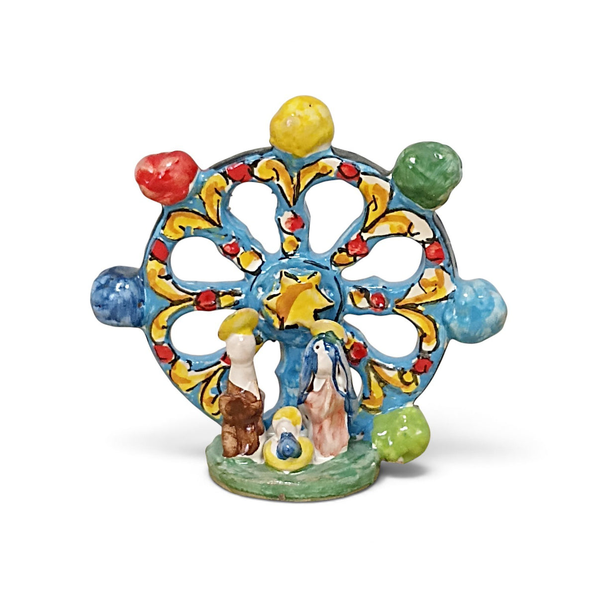 presepe caltagirone in ceramica