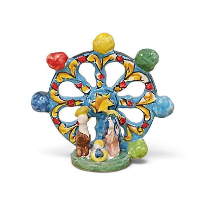 presepe caltagirone in ceramica