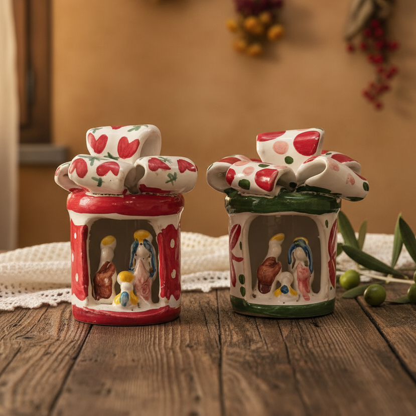 presepe in ceramica siciliana