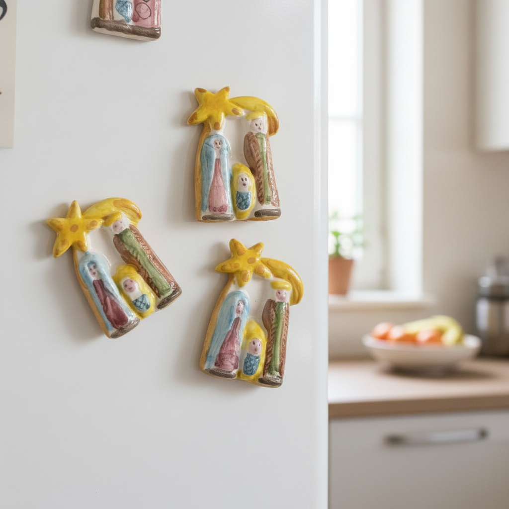 presepe in ceramica della thun