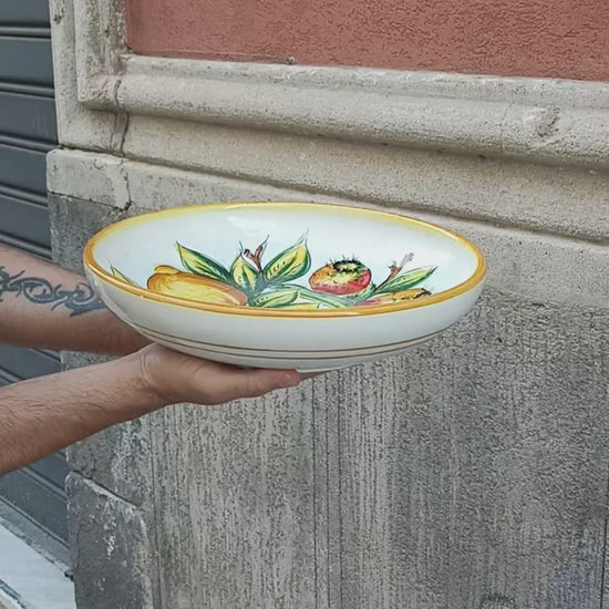 porta frutta in maiolica artigianale caltagirone