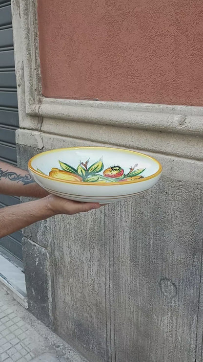 porta frutta in maiolica artigianale caltagirone