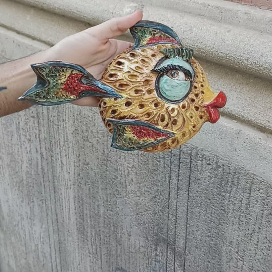 pesce da parete di salvatore guzzardi