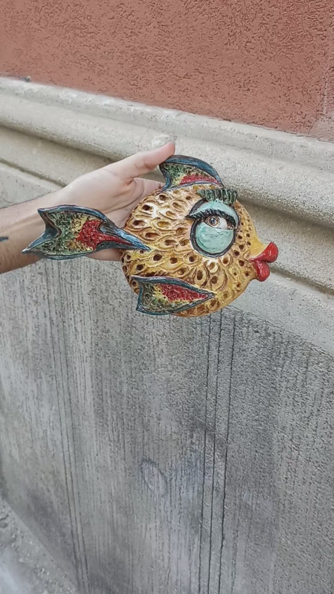 pesce da parete di salvatore guzzardi